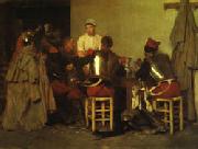 Guillaume Regamey Cuirassiers at the Tavern oil painting picture wholesale